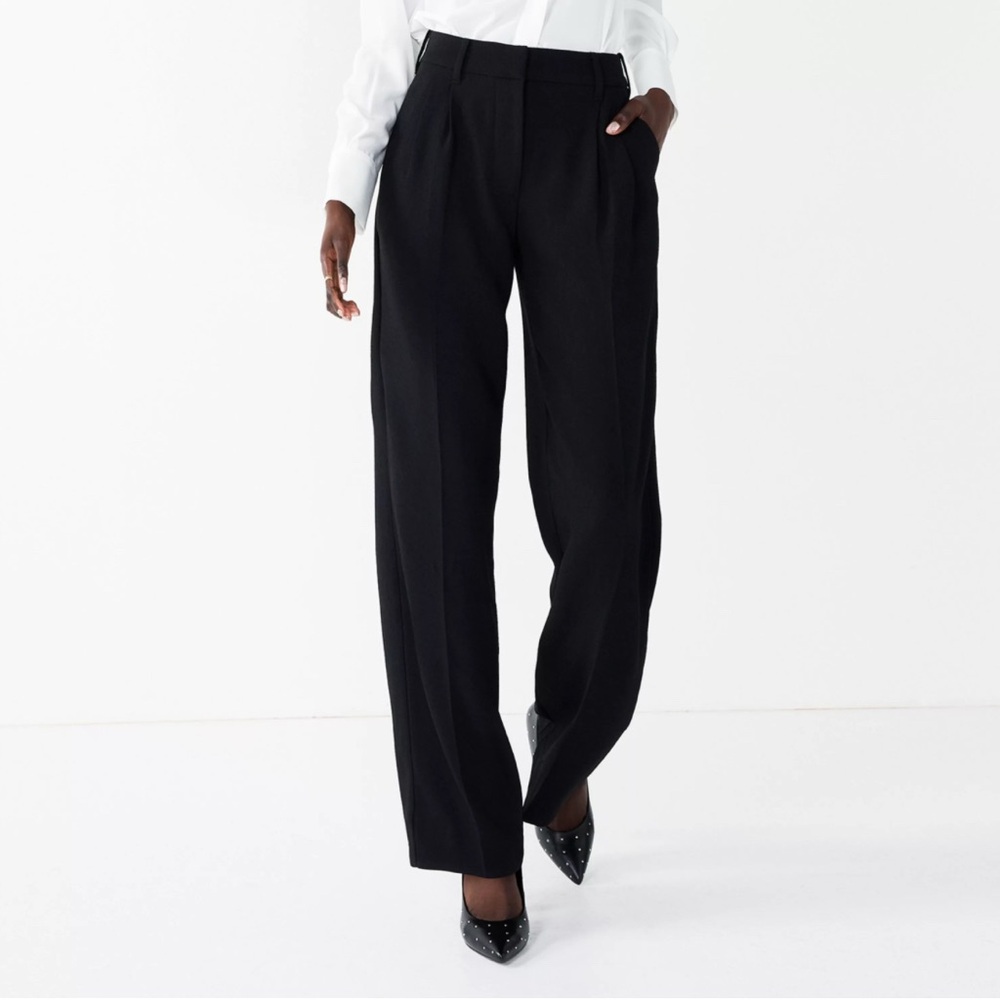 NWOT Nine West High Waisted Wide Leg Trousers